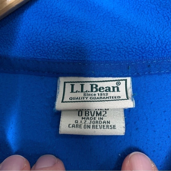 Ll bean Mens Lightweight Fleece Pullover 1/2 zip size XXL blue - Picture 2 of 6